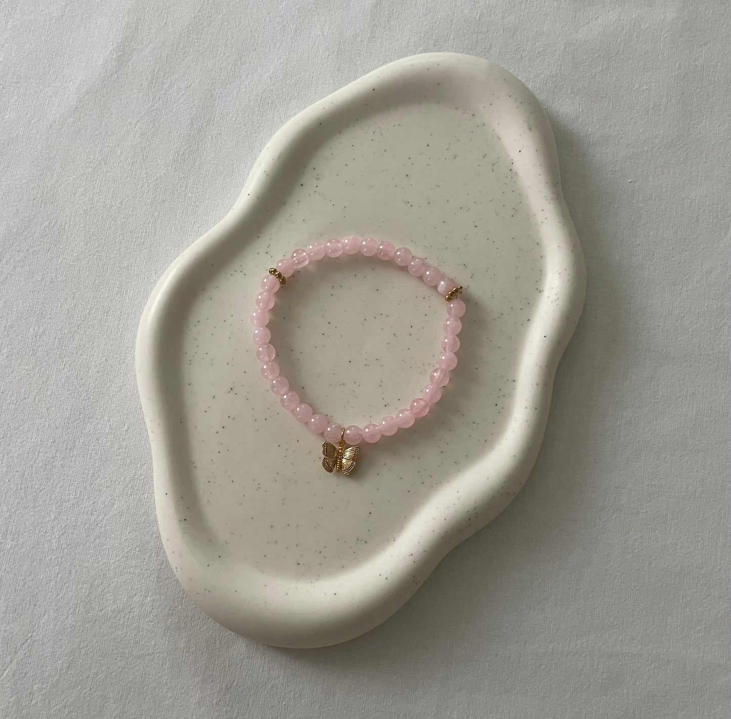 Tasbih bracelet en acrylique - rose Sakura
