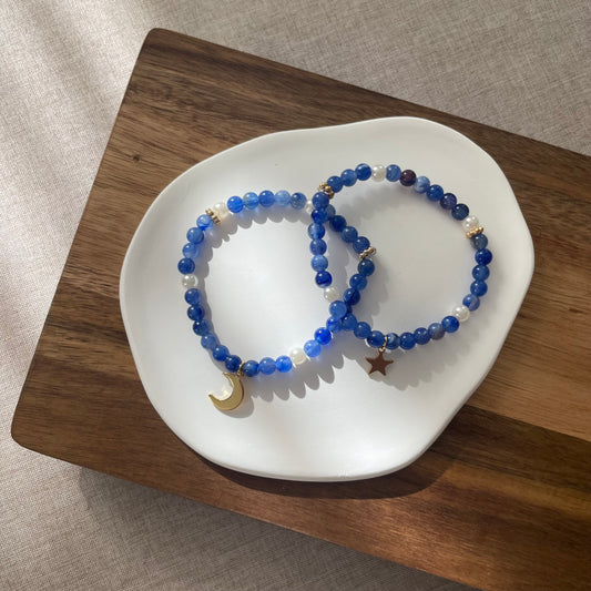 Bracelet tasbih en acrylique - nuit étoilée ✨🌙