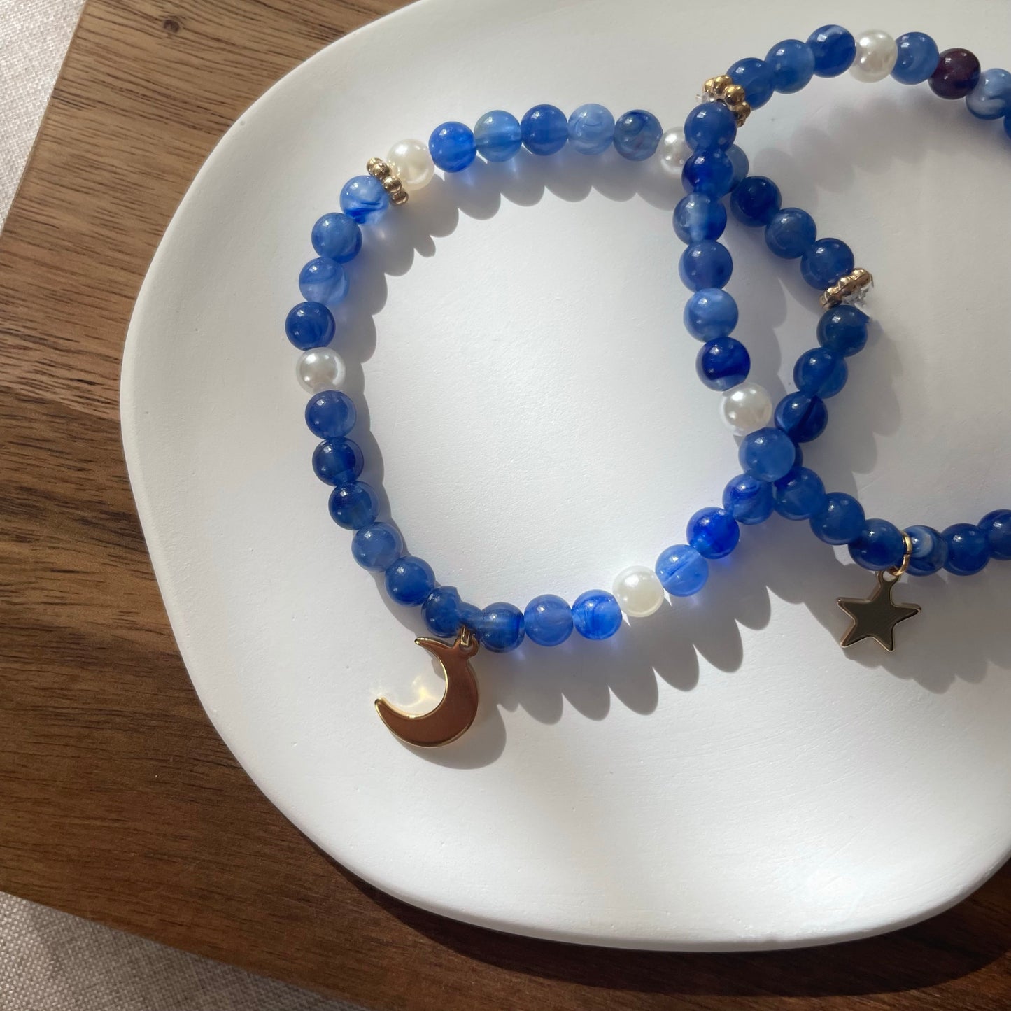 Bracelet tasbih en acrylique - nuit étoilée ✨🌙
