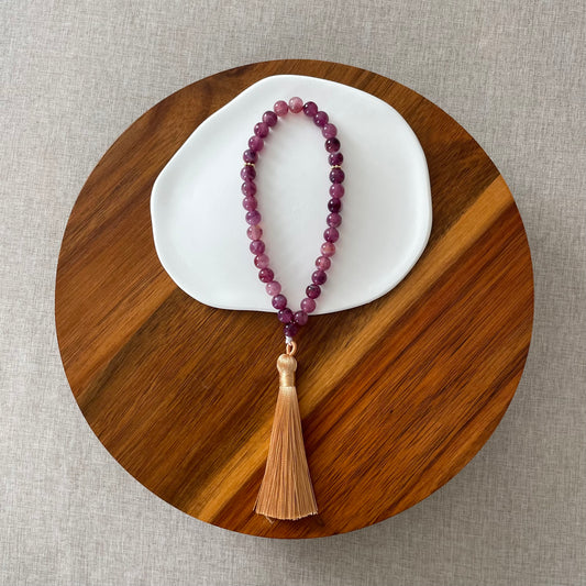 Tasbih 33 perles - prune