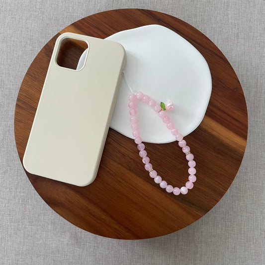Tasbih phone cord 33 perles - sakura