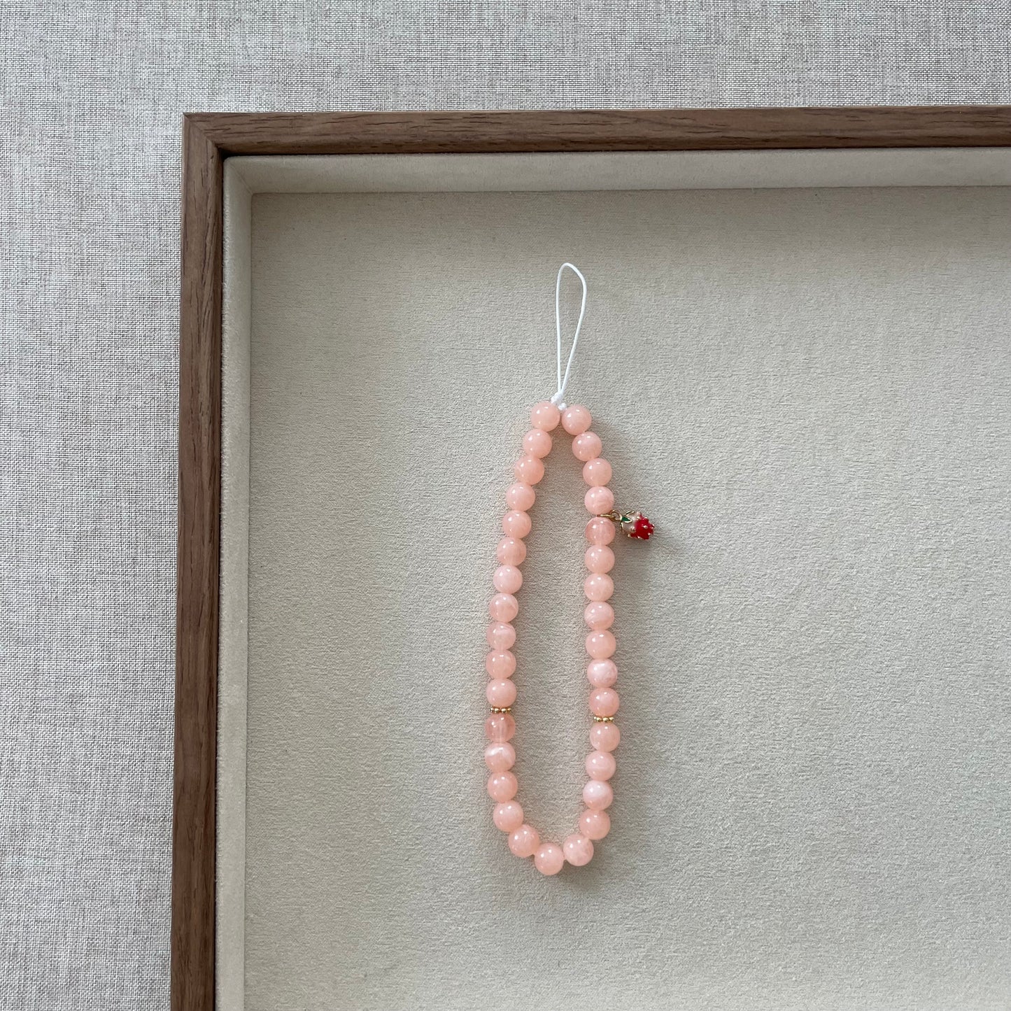 Tasbih phone cord 33 perles - pêche